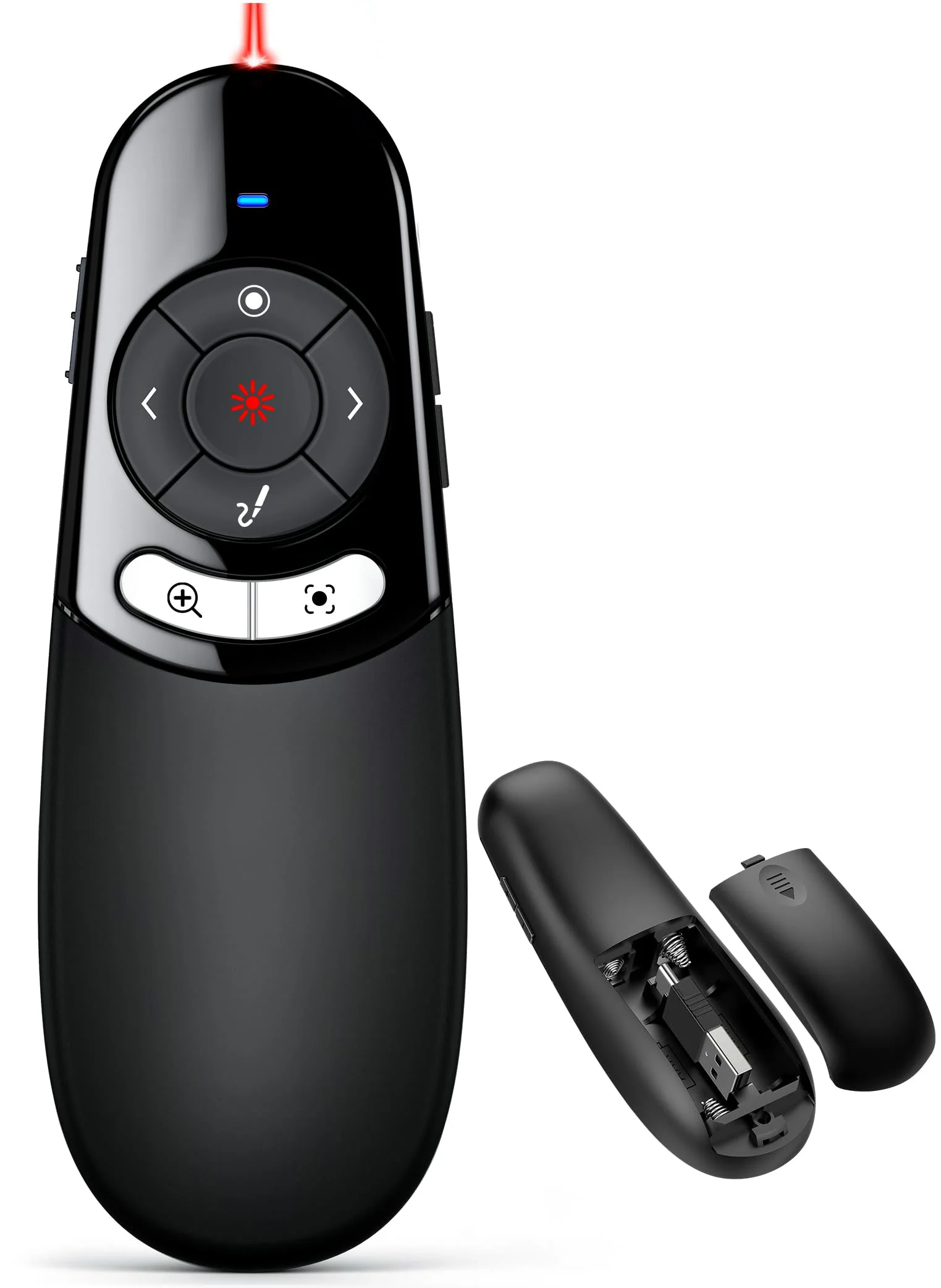 Physical and Digital Pointer Clicker, Black